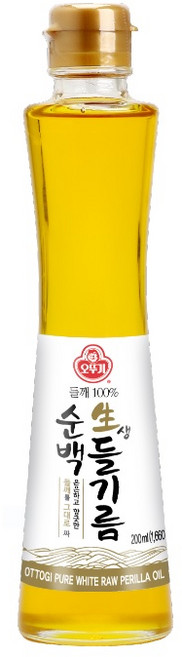 오뚜기 순백 들기름, 200ml, 1개