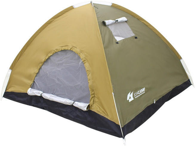 조아캠프 원터치텐트, 브라운, 3-4인용