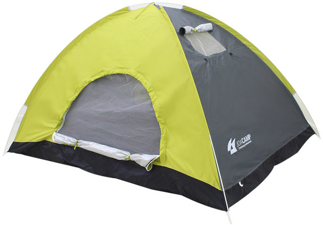 조아캠프 원터치 텐트, 그린, 3-4인용