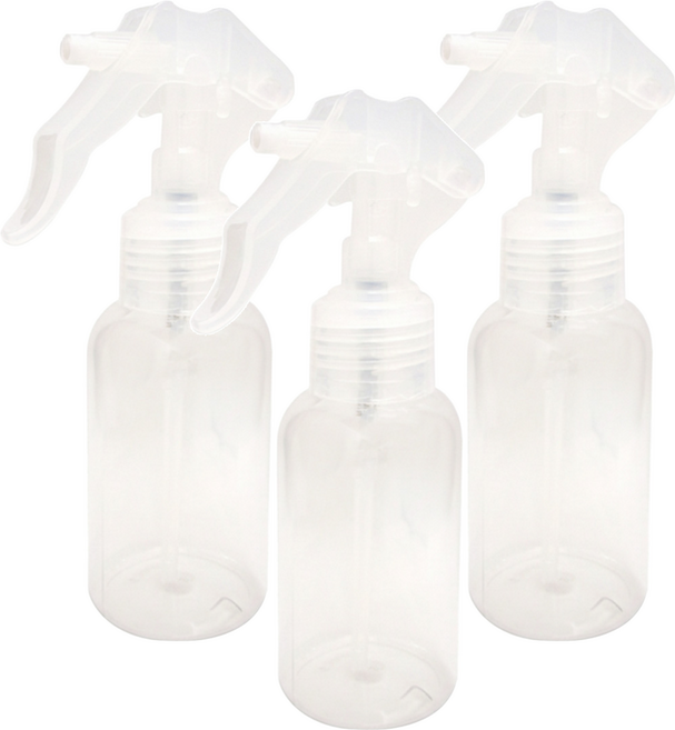台灣 COSMOS 攜帶式化妝水噴瓶 #318 100ml, 透明色, 3個