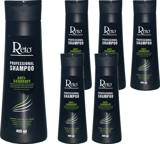 Reto 專業深層抗屑洗髮精, 400ml, 6瓶