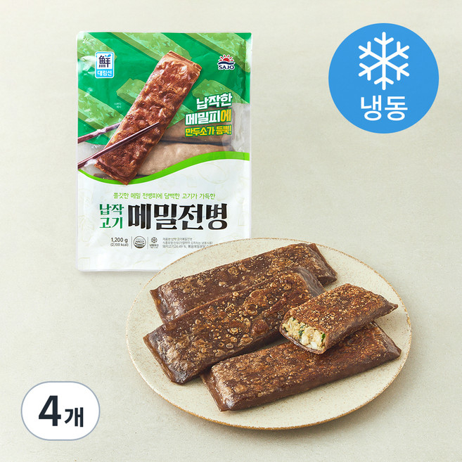 사조 메밀전병고기 (냉동), 1.2kg, 4개