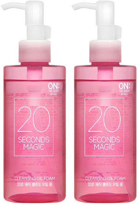 온더바디 20초 매직 클렌징 오일 폼, 200ml, 2개