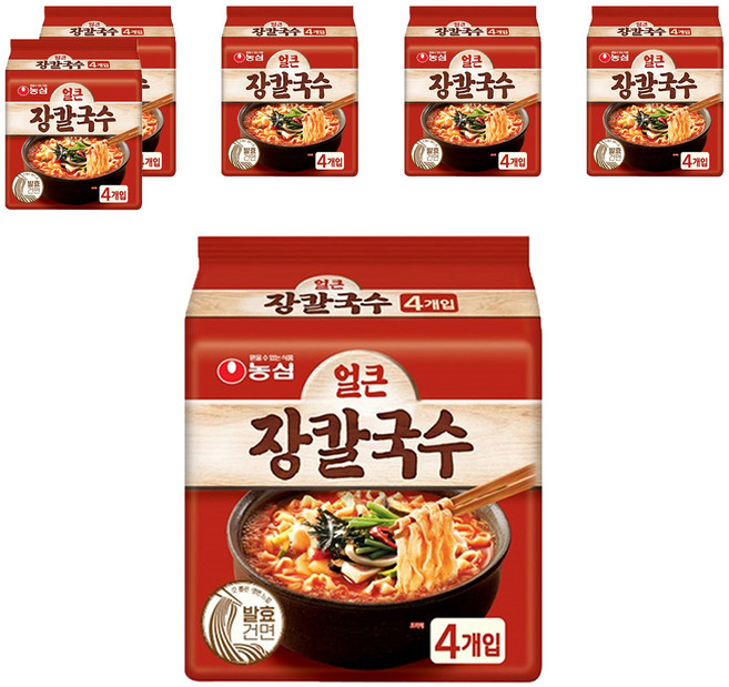 농심 얼큰 장칼국수 103g, 24개