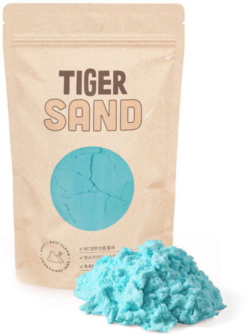 마이리틀타이거 모래 놀이, 블루, 300g, 1개