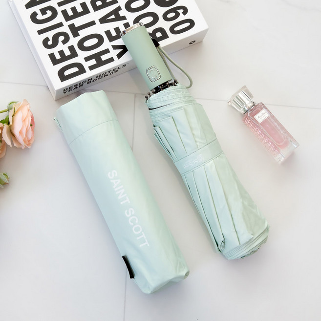 세인트스코트 3단 60 솔리드 암막 전자동 우산