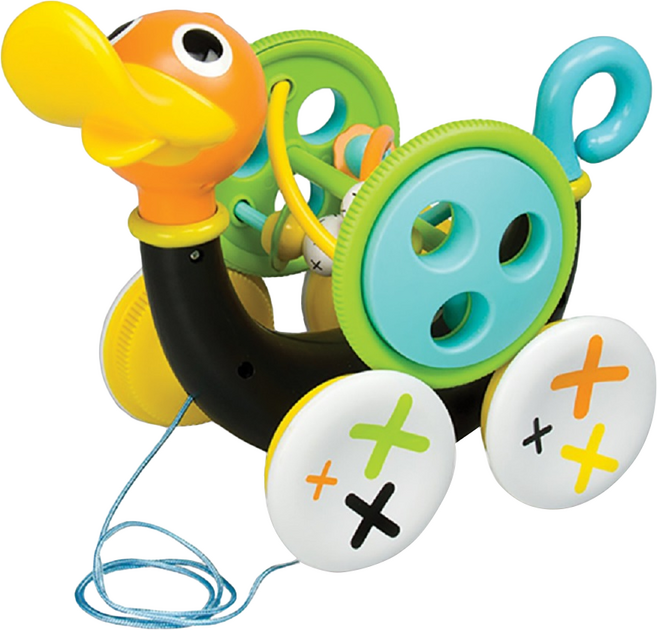 Yookidoo 以色列 音樂系列 串珠呱呱鴨拉車, 多色, 1個