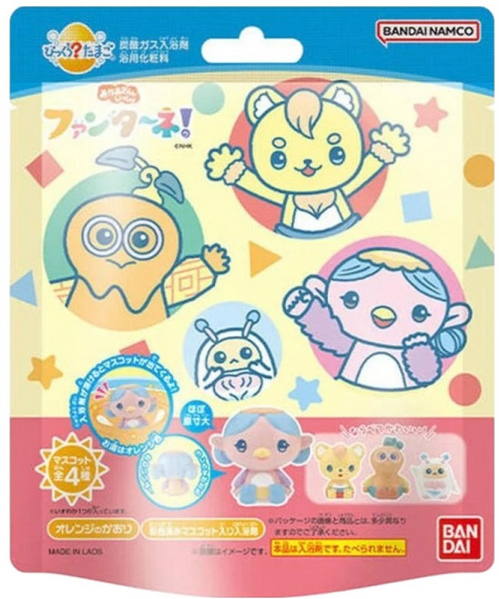 BANDAI 萬代 芬達 轉蛋沐浴球, 混合顏色, 1個