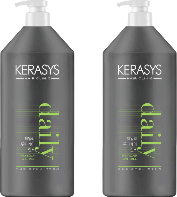 케라시스 데일리 두피 케어 린스 시트러스 플로랄향, 1.5L, 2개