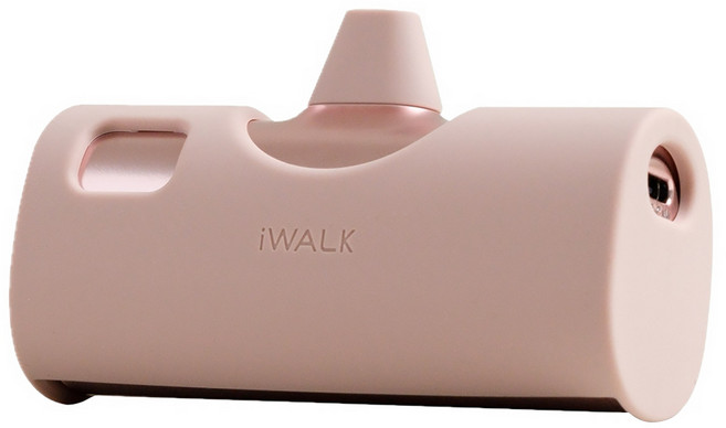Iwalk Battery TWINS 雙頭直插式行動電源 輸出20W 4900mAh大容量, 玫瑰金