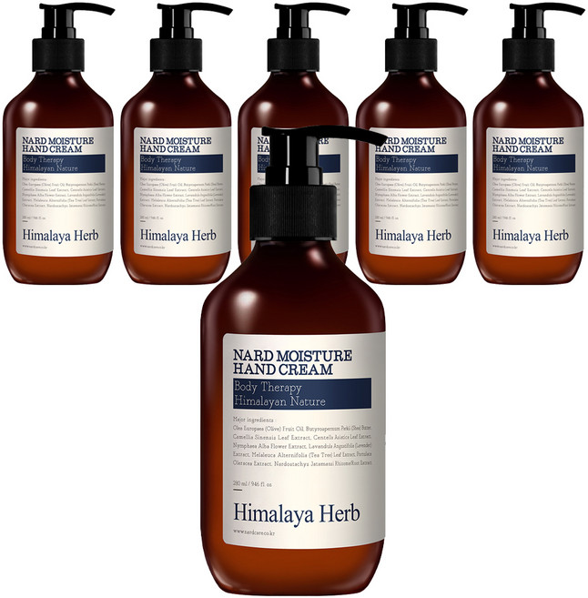 나드 모이스처 핸드크림 라벤더머스크향, 280ml, 6개