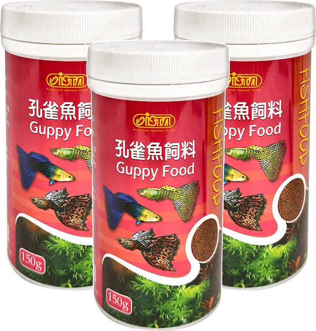 ISTA 伊士達 孔雀魚飼料 I-339, 150g, 3罐