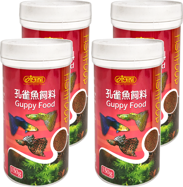 ISTA 伊士達 孔雀魚飼料 I-339, 150g, 4罐