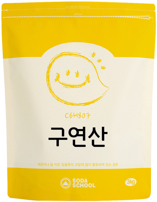 소다스쿨 구연산, 3kg, 1개