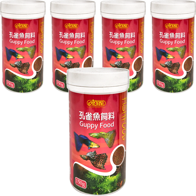 ISTA 伊士達 孔雀魚飼料 I-339, 150g, 5罐