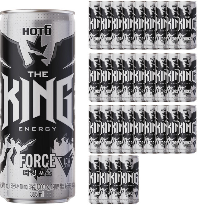 핫식스 더 킹 포스, 335ml, 48개