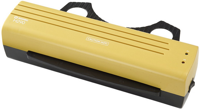 카피어랜드 코팅기 2롤러, A4, H290(옐로우)