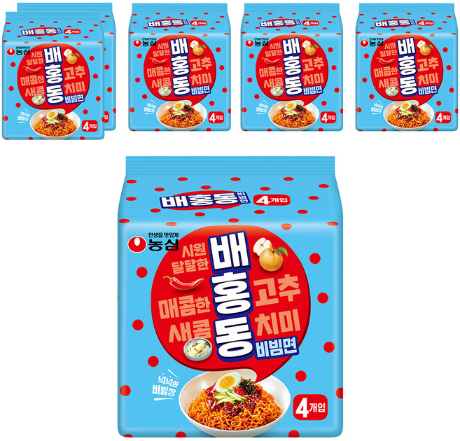 배홍동 비빔면 137g, 24개