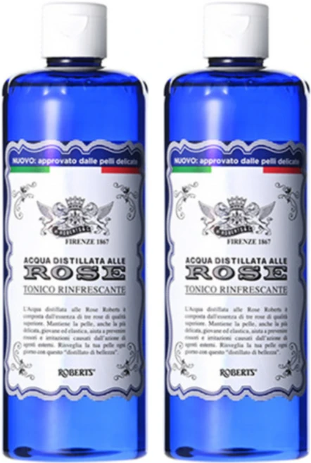 아쿠아알레로제 로버츠 장미수 스킨, 2개, 400ml - 쿠팡