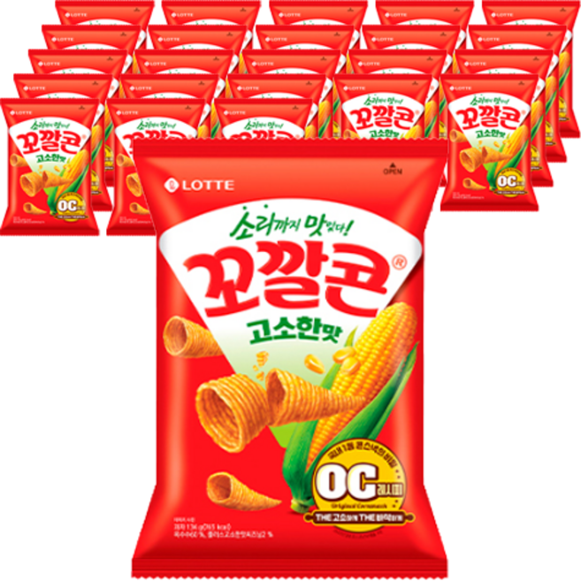 꼬깔콘 고소한맛, 134g, 24개