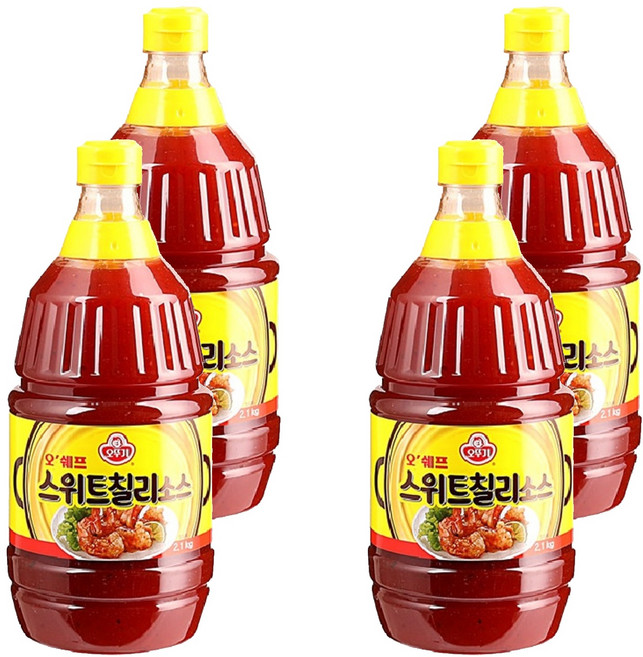 오뚜기 스위트 칠리소스, 2.1kg, 4개