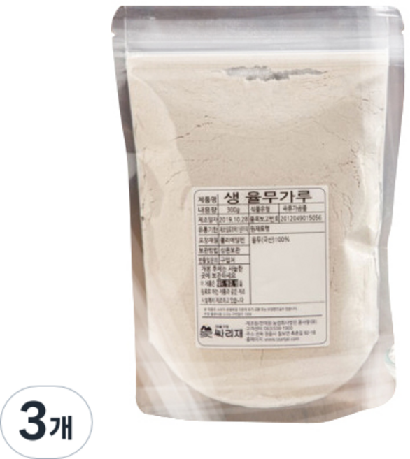 싸리재 생율무가루, 300g, 3개
