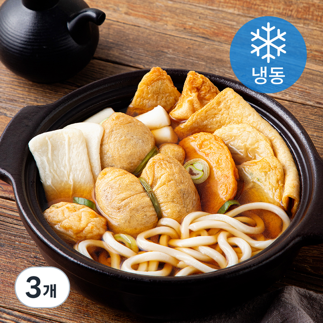 어나더테이블 부산어묵 유부 주머니 전골 (냉동), 770g, 3개