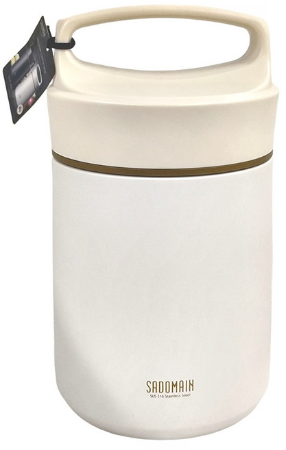 SADOMAIN 仙德曼 雙層真空提鍋 LB1501 分裝盒-500ml+650ml 容量1500ml, 11cm, 顏色隨機, 1個
