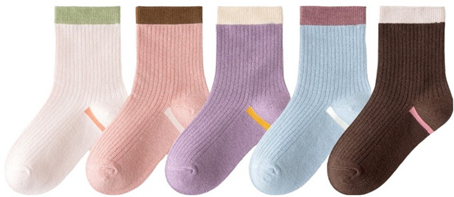 키즈데이 양말 모던걸 5족