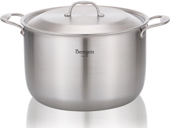 한일스텐레스 인덕션 베르겐 통5중 곰솥냄비, 24cm, 1개