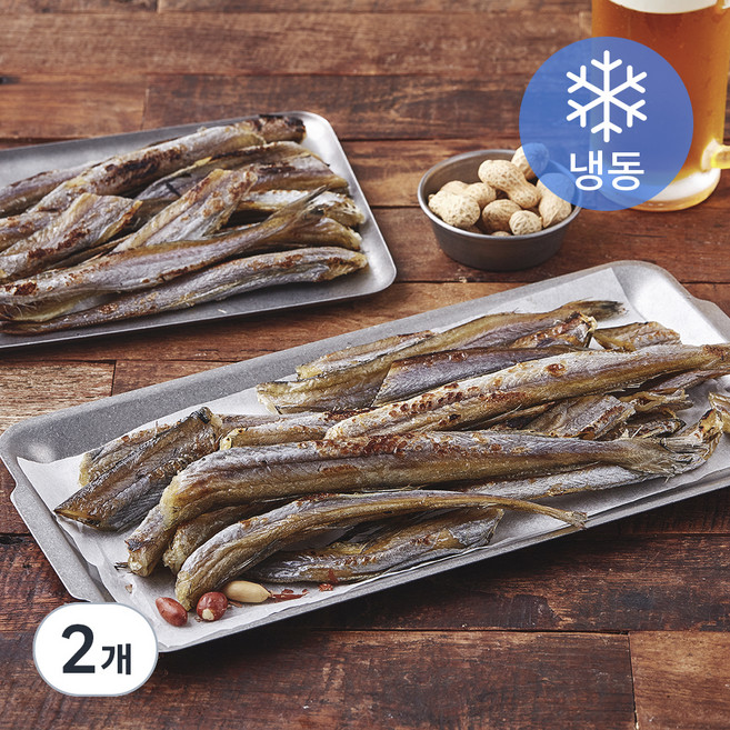 해맑은푸드 반건조노가리 조미 청대구 (냉동), 1kg, 2개