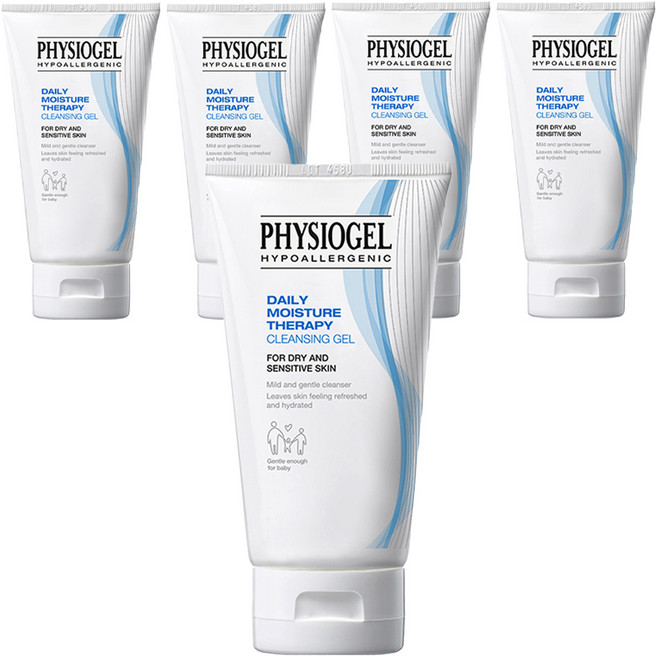 피지오겔 데일리 모이스쳐 테라피 클렌징 젤, 150ml, 5개