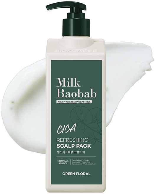 밀크바오밥 시카 리프레싱 스칼프 팩, 500ml, 1개