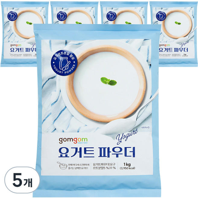 곰곰 요거트 파우더, 1kg, 5개