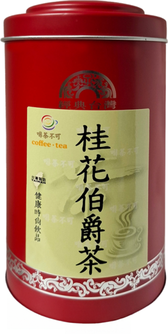 啡茶不可 桂花伯爵紅茶, 100g, 1入, 1罐