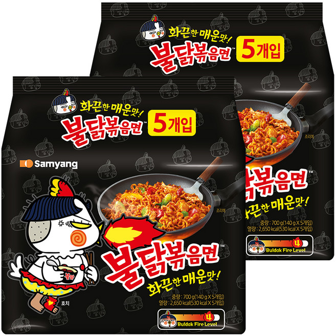 삼양 불닭볶음면 140g, 10개