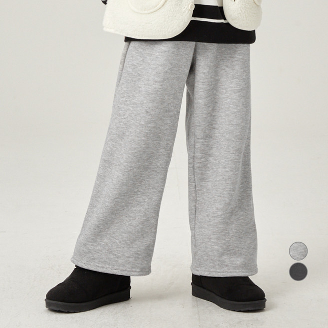 아동용 융기모 와이드핏 팬츠