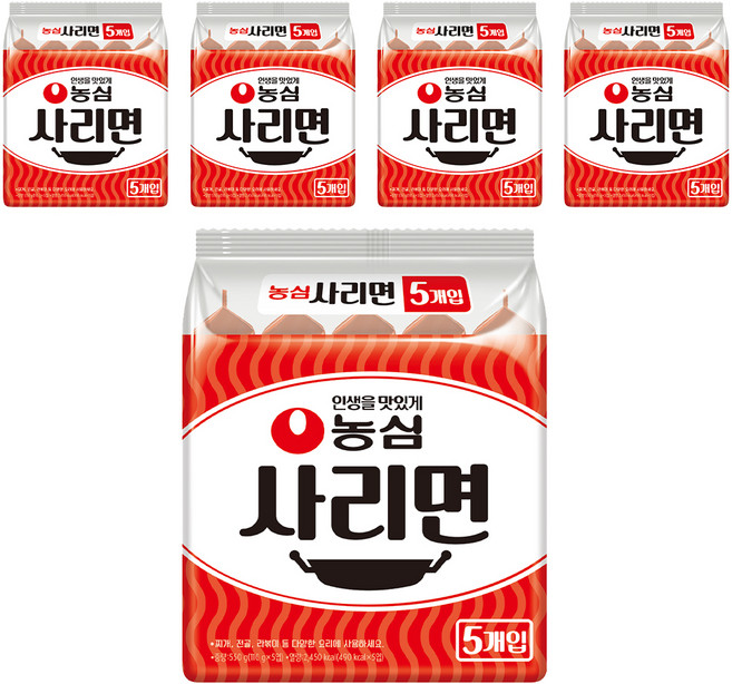 농심 사리면 110g, 25개