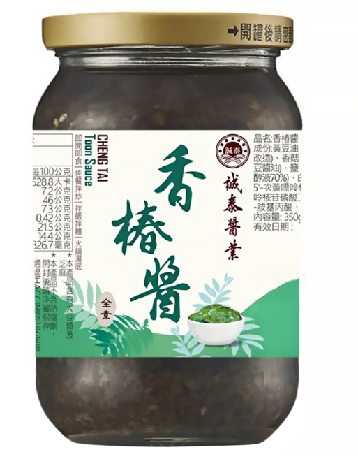 誠泰 香椿醬, 350g, 1罐