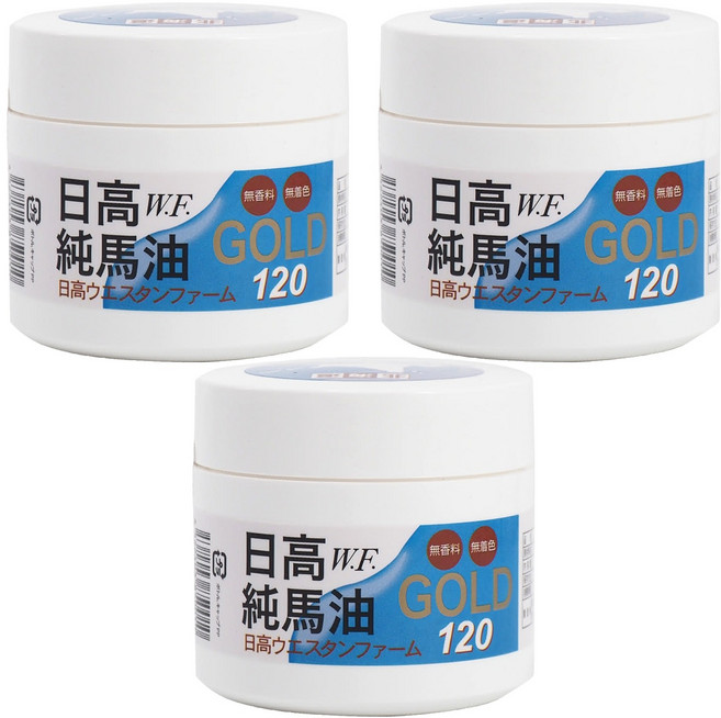 Sakido 日高W.F.純馬油, 3罐, 120ml
