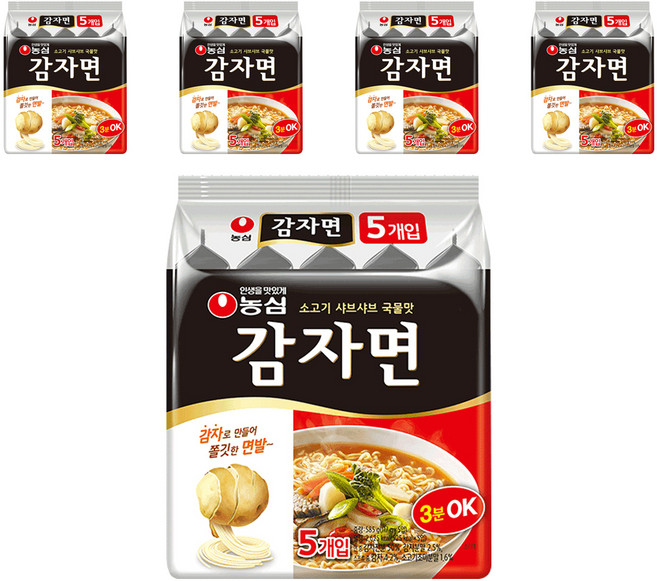 농심 감자면 117g, 25개