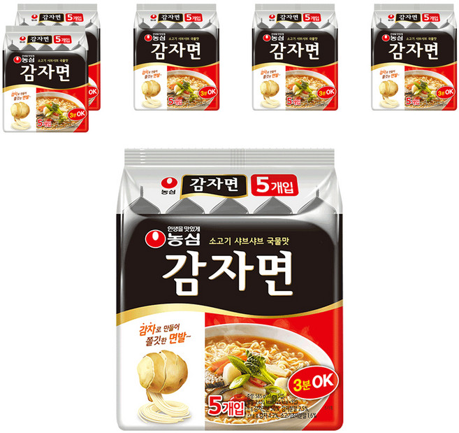 농심 감자면 117g, 30개