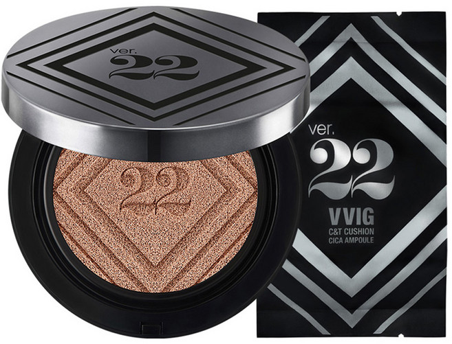 조성아22 씨앤티 시카 앰플 대왕쿠션 파운데이션 SPF50+ PA++++ 25g + 리필 25g, 2호 샌드베이지, 1개