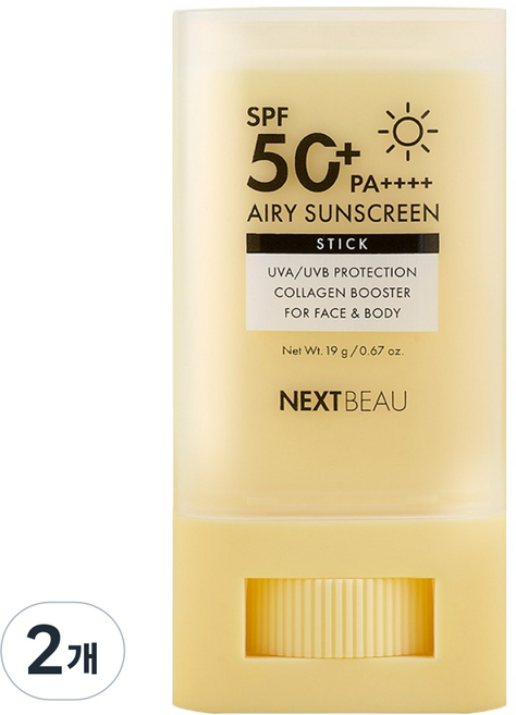 Nextbeau 空氣感防曬棒 SPF50+ PA++++, 2個, 19g
