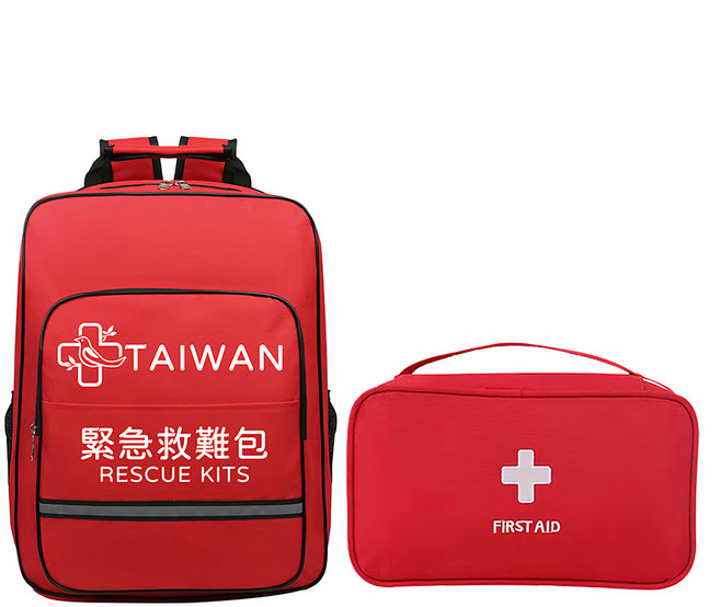 STAR CANDY 34合1台灣緊急救難包, 紅色, 1個