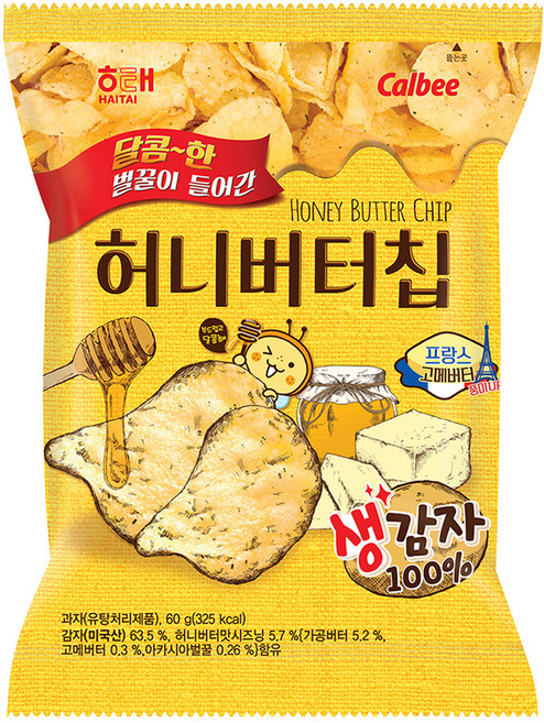 해태 허니버터칩, 60g, 1개