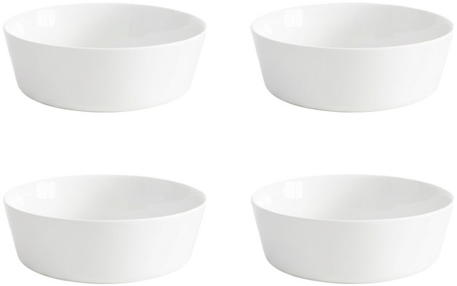 ERATO Daily White 系列湯碗四件組, 湯碗, 白色, 1組