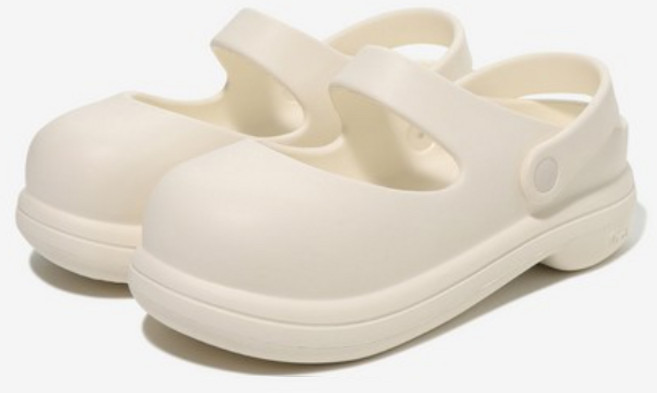 Keds 女款雲朵厚底瑪莉珍鞋 5SM01968H, 米色+米色+米色, 220