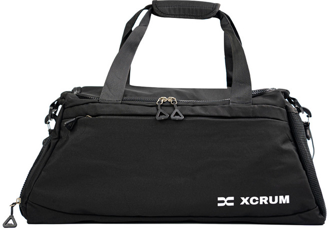 엑스크럼 스포츠 헬스 기내용 더플백, 블랙, 1개