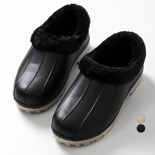 캐럿 털안감 논슬립 방수 방한 EVA 겨울 주방 조리화